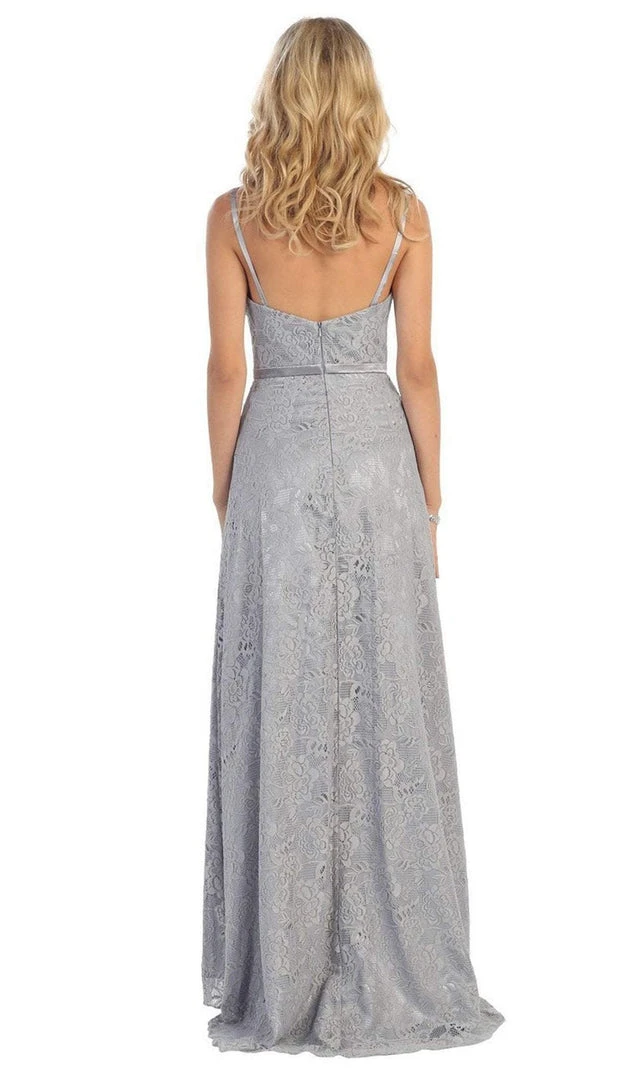 May Queen - Sleeveless Floral Evening Dress 9 May Queen - Sleeveless Floral Evening Dress