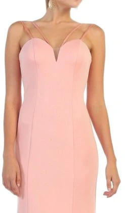 Formal Gowns May Queen - Sleeveless V-neck Sheath Evening Dress 14 Formal Gowns May Queen - Sleeveless V-neck Sheath Evening Dress