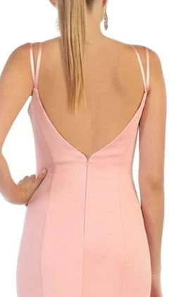 Formal Gowns May Queen - Sleeveless V-neck Sheath Evening Dress 16 Formal Gowns May Queen - Sleeveless V-neck Sheath Evening Dress