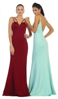 Formal Gowns May Queen - Sleeveless V-neck Sheath Evening Dress 21 Formal Gowns May Queen - Sleeveless V-neck Sheath Evening Dress