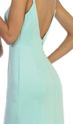 Formal Gowns May Queen - Sleeveless V-neck Sheath Evening Dress 22 Formal Gowns May Queen - Sleeveless V-neck Sheath Evening Dress