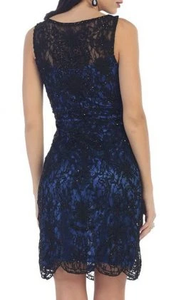 May Queen - Soutache Lace Illusion Bateau Sheath Cocktail Dress Cocktail Dresses 12 May Queen - Soutache Lace Illusion Bateau Sheath Cocktail Dress Cocktail Dresses