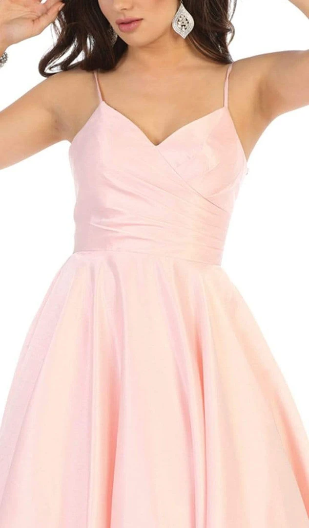 May Queen - Spaghetti Straps Corset Back Long Satin Gown MQ1678 Formal Gowns 7 May Queen - Spaghetti Straps Corset Back Long Satin Gown MQ1678 Formal Gowns