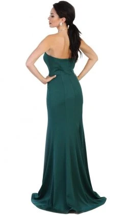 Formal Gowns May Queen - Strapless Glimmering Waist Evening Gown