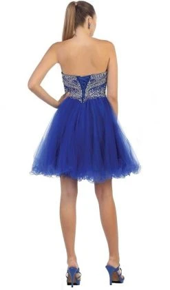 May Queen - Strapless Sweetheart A-line Cocktail Dress