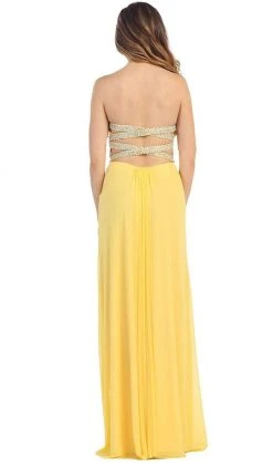 May Queen - Strappy Pleated Evening Dress
