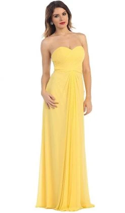 May Queen - Strappy Pleated Evening Dress
