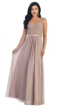 May Queen - Stunning Embellished Sweetheart Neck Chiffon A-Line Evening Dress