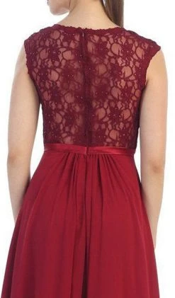 May Queen - Stunning Embellished Sweetheart Neck Chiffon A-Line Evening Dress