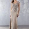 Formal Gowns MGNY By Mori Lee - 71718 Embroidered V-Neck Trumpet Gown