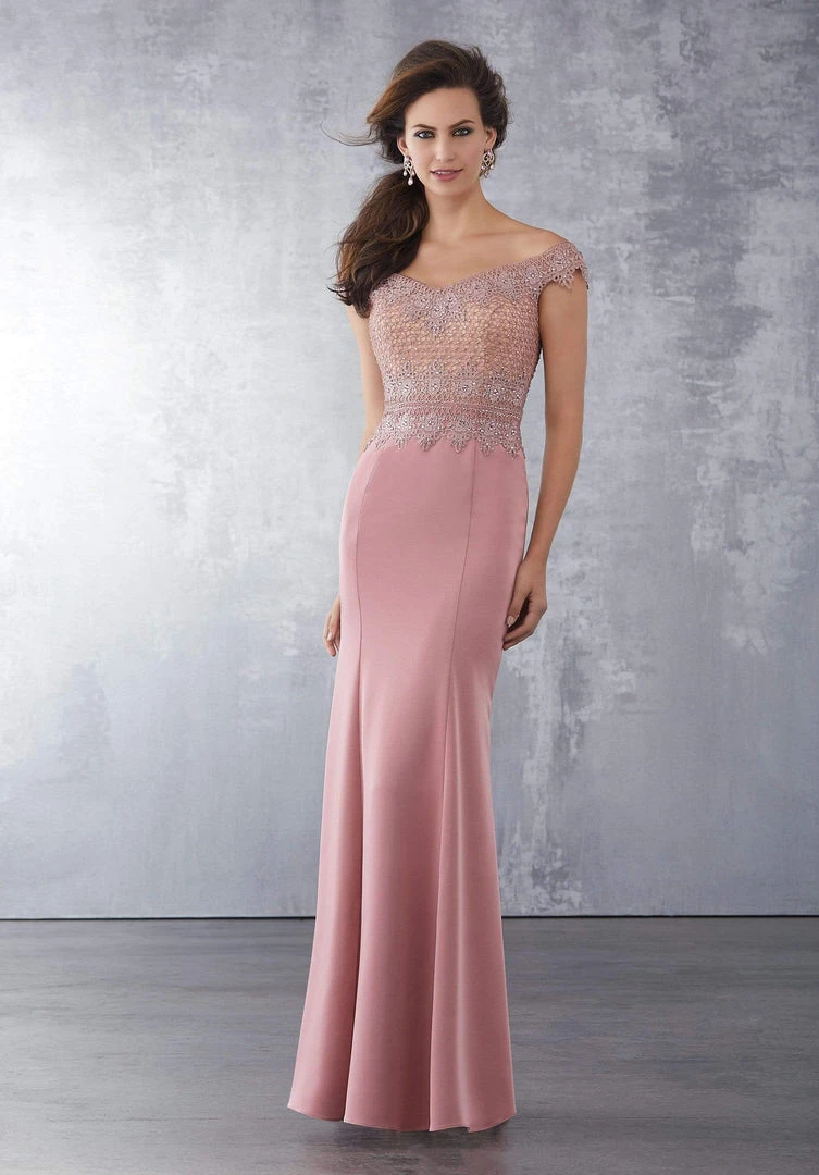 MGNY By Mori Lee - 71720 Embroidered Off-Shoulder Trumpet Dress Formal Gowns 5 MGNY By Mori Lee - 71720 Embroidered Off-Shoulder Trumpet Dress Formal Gowns