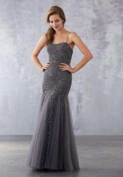 Formal Gowns MGNY By Mori Lee - 71736 Beaded Sweetheart Trumpet Dress