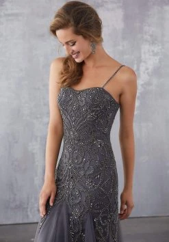 Formal Gowns MGNY By Mori Lee - 71736 Beaded Sweetheart Trumpet Dress