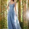 MGNY By Mori Lee - 71922 Embroidered Bateau A-line Dress Formal Gowns 2 MGNY By Mori Lee - 71922 Embroidered Bateau A-line Dress Formal Gowns