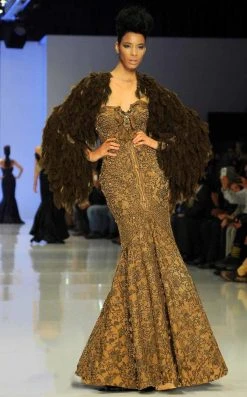 MNM Couture - 2038B Luxurious Lace Sweetheart Mermaid Gown