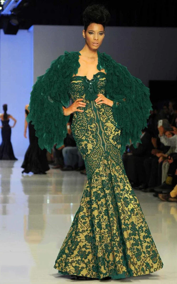 MNM Couture - 2038B Luxurious Lace Sweetheart Mermaid Gown 6 MNM Couture - 2038B Luxurious Lace Sweetheart Mermaid Gown