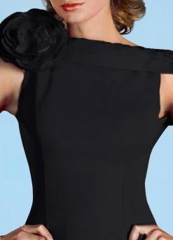 MNM Couture - 2167 Floral Asymmetric Sheath Dress Formal Gowns