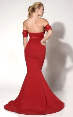 MNM Couture - 2276 Off-Shoulder Structured Mermaid Gown Formal Gowns 10 MNM Couture - 2276 Off-Shoulder Structured Mermaid Gown Formal Gowns