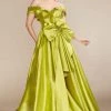 MNM Couture - 2343 Fabulous Off Shoulder Bow Accent Ballgown