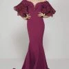 Formal Gowns MNM Couture - 2364 Exquisite Cutout Off Shoulder Long Gown