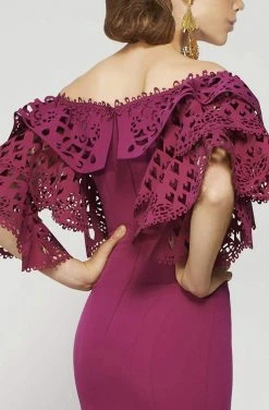 Formal Gowns MNM Couture - 2364 Exquisite Cutout Off Shoulder Long Gown