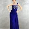 MNM Couture - 5977 Bejeweled One Shoulder Dress 1 MNM Couture - 5977 Bejeweled One Shoulder Dress
