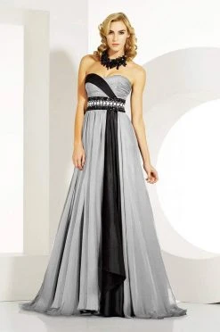 MNM Couture - 6516 Bejeweled Sweetheart A-line Dress