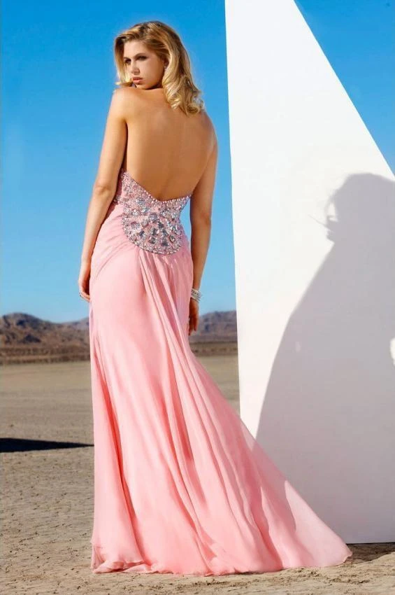 MNM Couture - 7310 Bejeweled Straight Sheath Dress Formal Gowns 5 MNM Couture - 7310 Bejeweled Straight Sheath Dress Formal Gowns