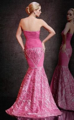 MNM Couture - 7991 Bejeweled Sweetheart Sheath Dress