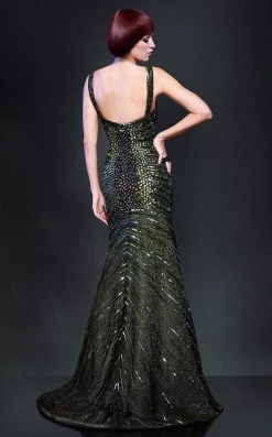 Formal Gowns MNM Couture - 8291 Ornate Sweetheart Trumpet Gown