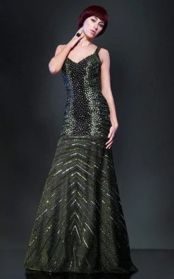 Formal Gowns MNM Couture - 8291 Ornate Sweetheart Trumpet Gown
