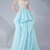 Formal Gowns MNM Couture - Crystal Festooned Illusion Gown G0600 2 Formal Gowns MNM Couture - Crystal Festooned Illusion Gown G0600