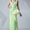 MNM Couture - Embroidered Petals Sheath Gown G0654