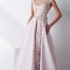MNM Couture - Floral Motifs Lace Evening Gown G0768 Formal Gowns