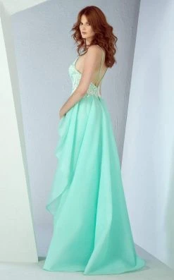 MNM Couture - G0836 Embroidered Ruffle Overlay Skirt Dress Formal Gowns 6 MNM Couture - G0836 Embroidered Ruffle Overlay Skirt Dress Formal Gowns