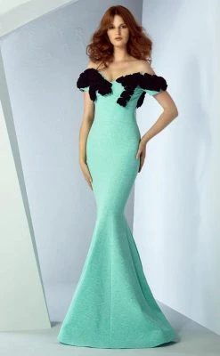 MNM Couture - G0854 Illusion Bateau Mermaid Dress Formal Gowns