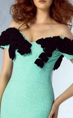 MNM Couture - G0854 Illusion Bateau Mermaid Dress Formal Gowns