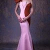 Formal Gowns MNM COUTURE - G1041 Two Tone One Shoulder Mermaid Dress 2 Formal Gowns MNM COUTURE - G1041 Two Tone One Shoulder Mermaid Dress