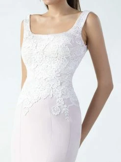 MNM Couture - Intricate Floral Lace Couture Dress G0722