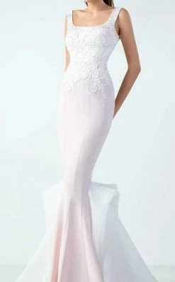 MNM Couture - Intricate Floral Lace Couture Dress G0722