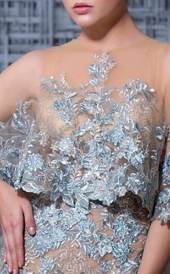 MNM Couture - K3598 Embroidered Caped Illusion Evening Gown Formal Gowns 7 MNM Couture - K3598 Embroidered Caped Illusion Evening Gown Formal Gowns