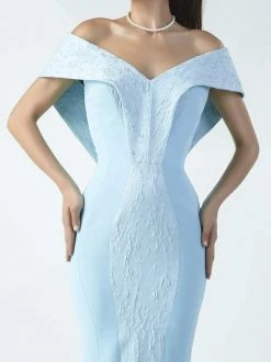 MNM Couture - Lace Off Shoulder Haute Couture Dress G0718