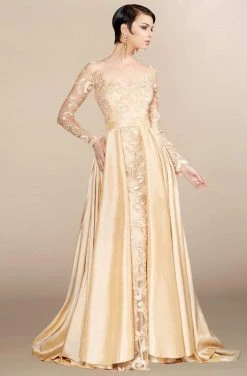 Formal Gowns MNM Couture - Laced Sweetheart Ballgown M0019