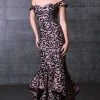 MNM Couture - N0020A Printed Sweetheart Sheath Dress 1 MNM Couture - N0020A Printed Sweetheart Sheath Dress