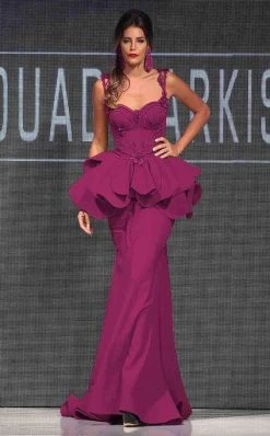 Formal Gowns MNM Couture - Ruffled Lace Sweetheart Trumpet Dress 2220A 9 Formal Gowns MNM Couture - Ruffled Lace Sweetheart Trumpet Dress 2220A