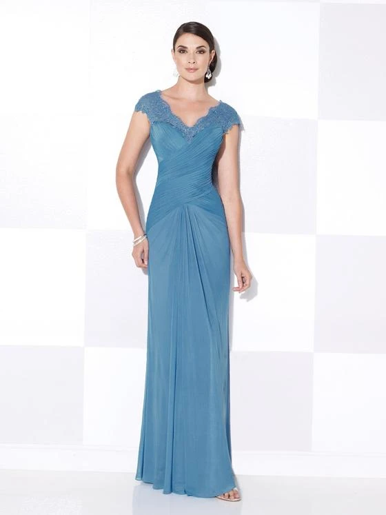 Mon Cheri - 115608W Scallop Stretch Lace Formal Gown - 1 Pc. Black In Size 24W Available Formal Gowns 5 Mon Cheri - 115608W Scallop Stretch Lace Formal Gown - 1 Pc. Black In Size 24W Available Formal Gowns