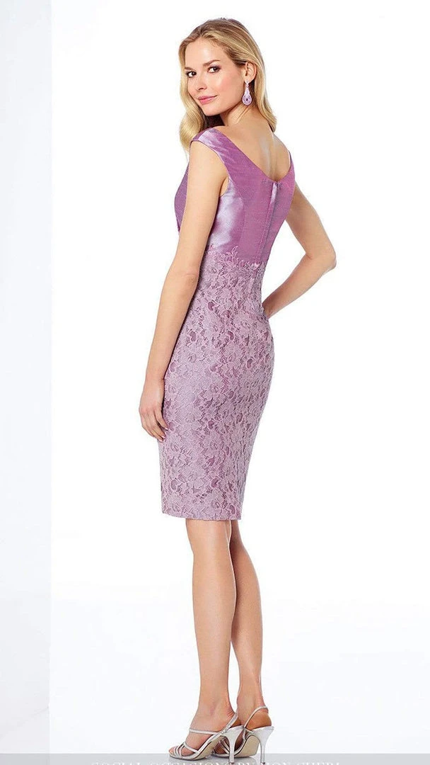 Mon Cheri 117808 Two-Piece Lace Shantung Bateau Neck Dress - 1 Pc Lavender In Size 6 Available Cocktail Dresses 5 Mon Cheri 117808 Two-Piece Lace Shantung Bateau Neck Dress - 1 Pc Lavender In Size 6 Available Cocktail Dresses