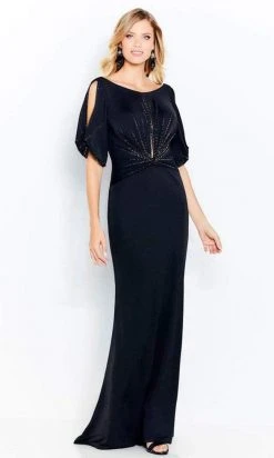 Mon Cheri - Bateau Sheath Evening Gown 120609 - 1 Pc Royal Blue In Size 8 Available Formal Gowns