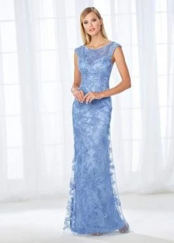 Mon Cheri Cap Sleeve Lace And Ribbonwork Evening Gown 118676 Formal Gowns 11 Mon Cheri Cap Sleeve Lace And Ribbonwork Evening Gown 118676 Formal Gowns