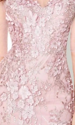 Mon Cheri - Embroidered Lace Formal Dress 219971 - 2 Pc Rose In Size 14 And 16 Available 11 Mon Cheri - Embroidered Lace Formal Dress 219971 - 2 Pc Rose In Size 14 And 16 Available